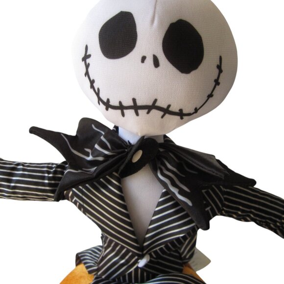 Jack Skellington Pumpkin King 19" Plush Nightmare Before Christmas HALLOWEEN - Picture 8 of 11
